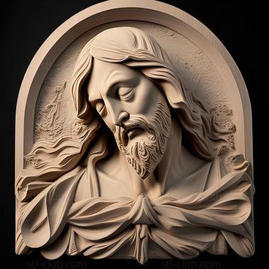 3D model st jesus (STL)